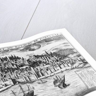 View of Lisbon, Portugal 16th century by French School