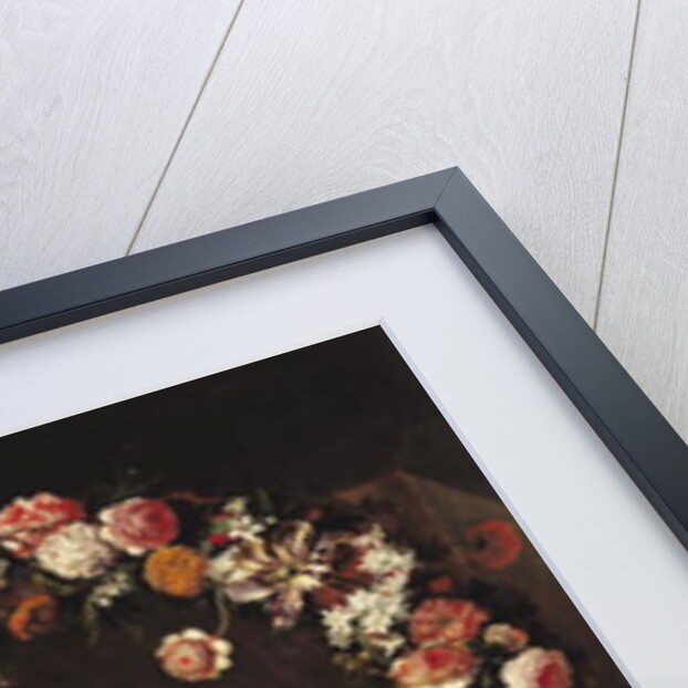 Portrait of a Woman Surrounded by Flowers, presumed to be Julie d'Angennes by J-B. & Coypel A. (1661-1722) Belin de Fontenay