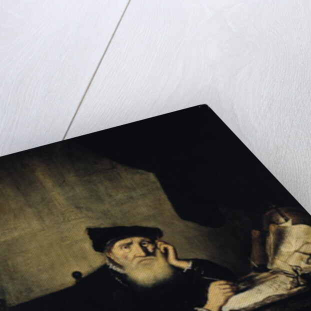 A Philosopher in his Study by Abraham van der Hecke