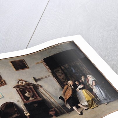 A Mass in Spain to celebrate the birth of a baby, 1872 by Enrique Melida