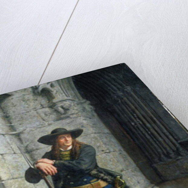 Armed Breton Guarding a Porch by Charles Loyeux