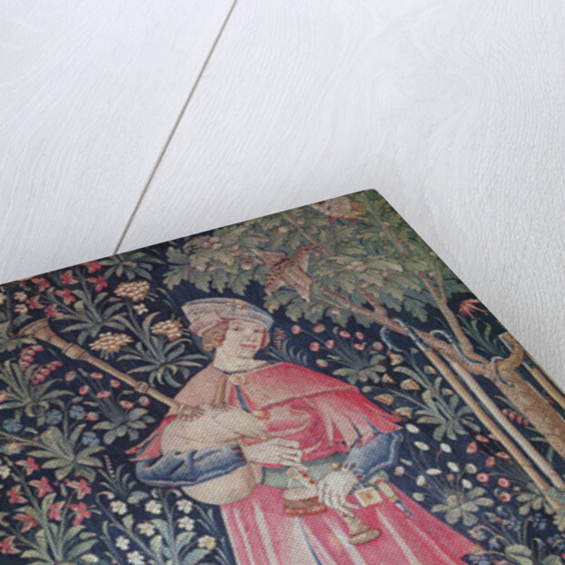 A Man Playing the Bagpipes by French School