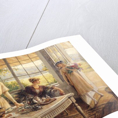 Women having tea, 1912 by Albert Lynch