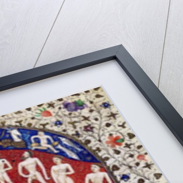 Fol.1 Signs of the zodiac and a group of men by Portuguese School