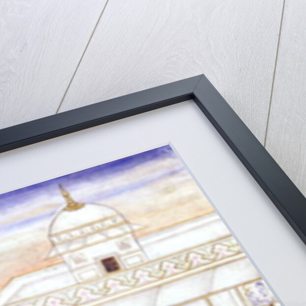 Vilaval Ragini: Woman at her Toilet by Indian School