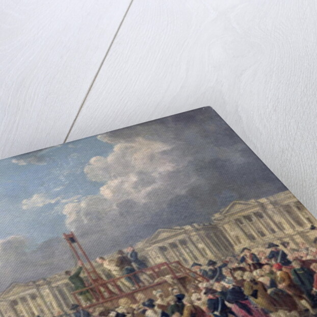 An Execution, Place de la Revolution, between August 1793 and June 1794 by Pierre Antoine Demachy