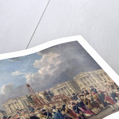 An Execution, Place de la Revolution, between August 1793 and June 1794 by Pierre Antoine Demachy