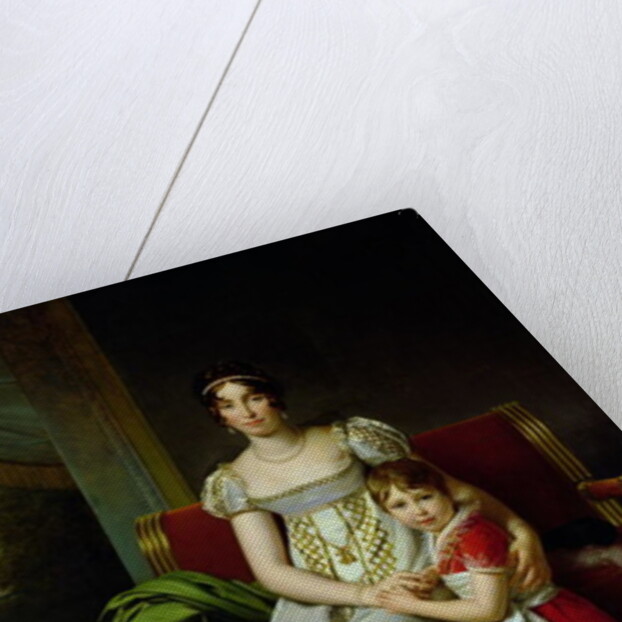 Hortense de Beauharnais Queen of Holland and her Son, Napoleon Charles Bonaparte 1806 by Francois Pascal Simon Baron Gerard