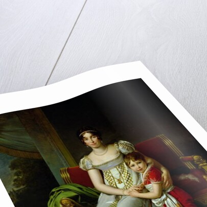 Hortense de Beauharnais Queen of Holland and her Son, Napoleon Charles Bonaparte 1806 by Francois Pascal Simon Baron Gerard