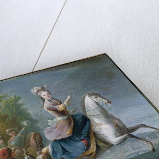 Equestrian Portrait of Maria Leszczynska by Jean-Baptiste Martin