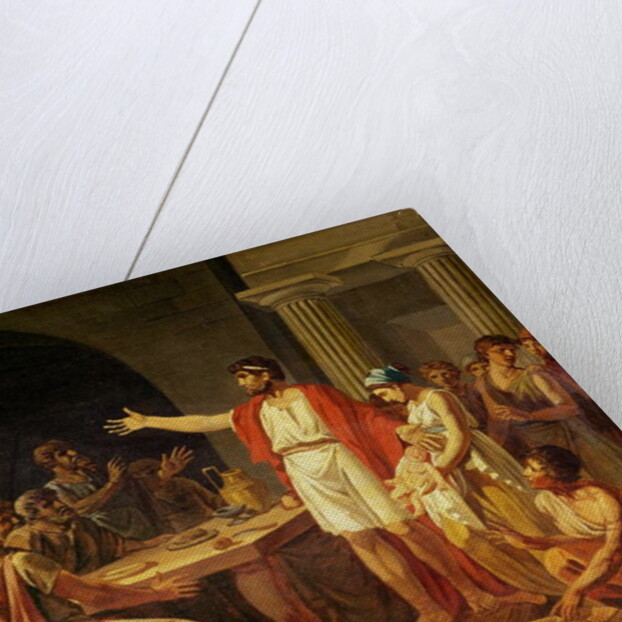 Study for Lycurgus Showing the Ancients of Sparta their King, 1791 by Jacques Louis David