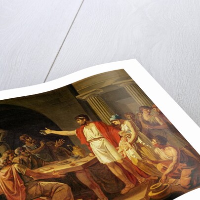 Study for Lycurgus Showing the Ancients of Sparta their King, 1791 by Jacques Louis David