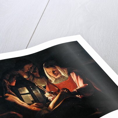 St. Sebastian Tended by St. Irene and the Holy Women by Georges de la Tour