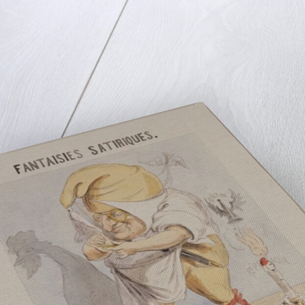 Satirical Fantasies, caricature of Adolphe Thiers by Andre Belloguet