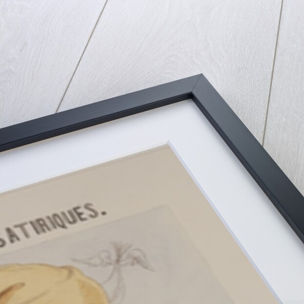 Satirical Fantasies, caricature of Adolphe Thiers by Andre Belloguet