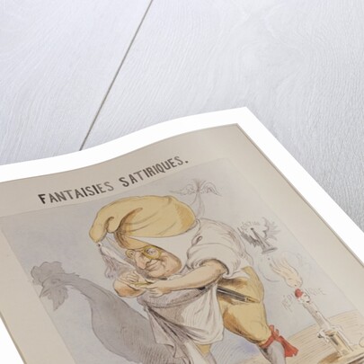 Satirical Fantasies, caricature of Adolphe Thiers by Andre Belloguet