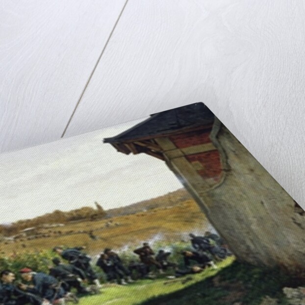 The Tirailleurs de la Seine at the Battle of Rueil-Malmaison, 21st October 1870, 1875 by Etienne Prosper Berne-Bellecour