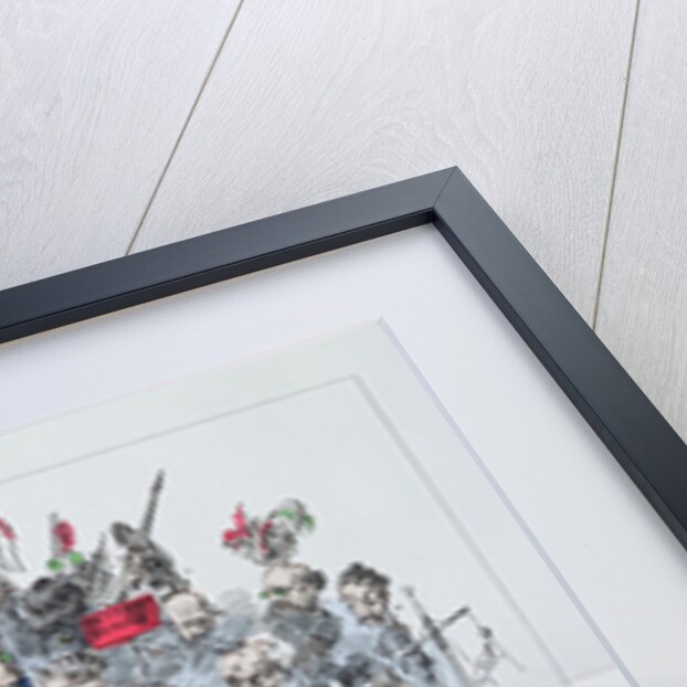 The Forty-Three Elected Representatives of France, caricature of the election of 8th February 1871 by French School