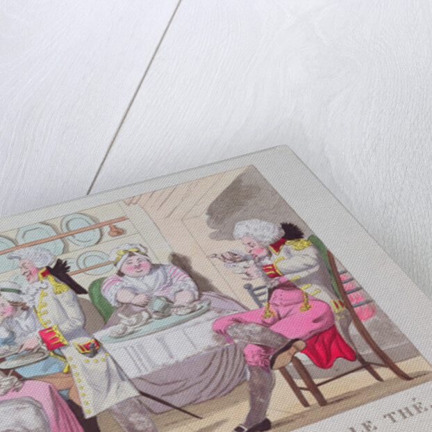 A Family from Gascony Drinking Tea, 1815 by French School