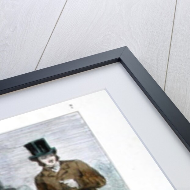 Caricature of the crinoline by French School