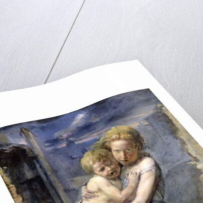 Brother and Sister, Two Orphans of the Siege of Paris in 1870-71 by Jean-Baptiste Carpeaux