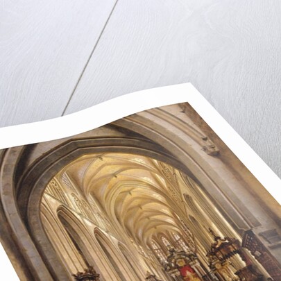 Interior of a Church, 1840 by Jules Victor Genisson