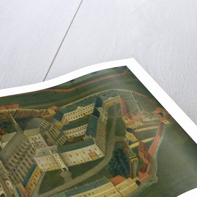 The Abbey of Saint-Bertin at Saint-Omer, 1776 by Jacques Francois Lemaire