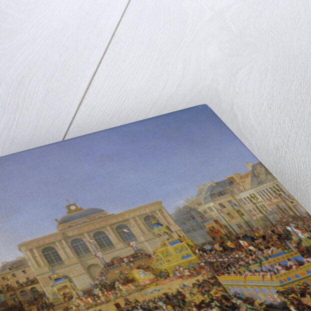 The Kermesse at Saint-Omer in 1846 by Auguste Jacques Regnier