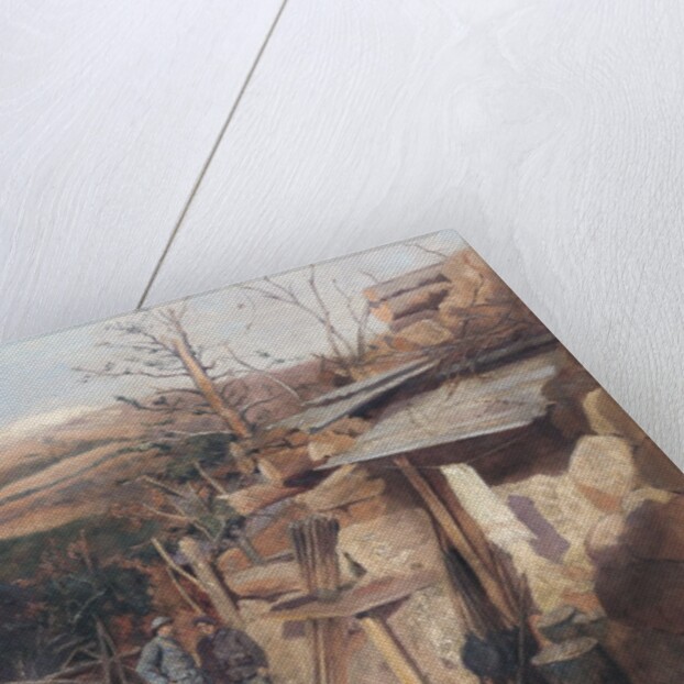 Hartmanswillerkopf, View from Roche-Sermet, 1915 by Gustave Bourgain