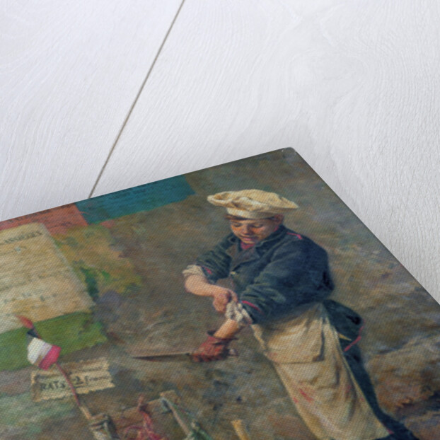 Rat Seller during the Siege of Paris, 1870 by Narcisse Chaillou