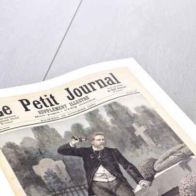 The Suicide of General Georges Ernest Boulanger in the Cemetery at Ixelles by Henri Meyer