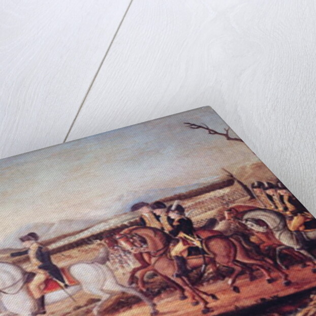 Washington Reviewing the Western Army at Fort Cumberland, Maryland, after 1795 by Frederick Kemmelmeyer