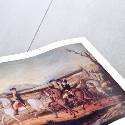 Washington Reviewing the Western Army at Fort Cumberland, Maryland, after 1795 by Frederick Kemmelmeyer