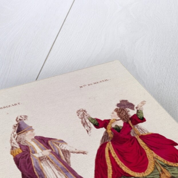 Jean-Baptiste Brizard in the role of Joad and Mademoiselle Dumesnil as Athalie by French School