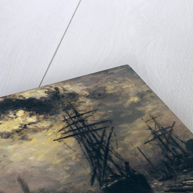 View of the Port, or The Windmills in Rotterdam, 1870 by Johan-Barthold Jongkind