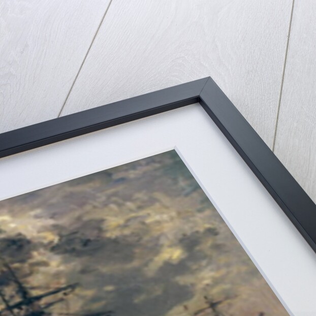 View of the Port, or The Windmills in Rotterdam, 1870 by Johan-Barthold Jongkind