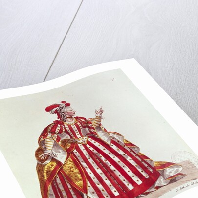 Mademoiselle Dumesnil in the Role of Agrippina in 'Britannicus' by Jean Racine engraved by Francois Seraphin Delpech 1740 by Hippolyte (after) Lecomte