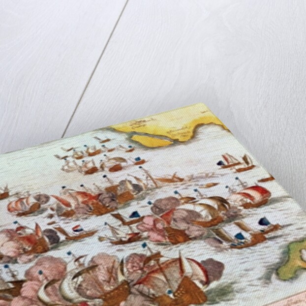 Naval Combat between the Beggars of the Sea and the Spanish in 1573 by Franz Hogenberg