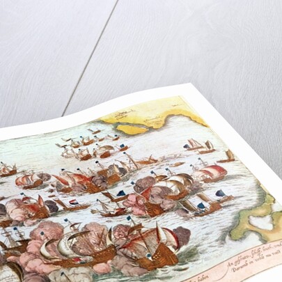 Naval Combat between the Beggars of the Sea and the Spanish in 1573 by Franz Hogenberg
