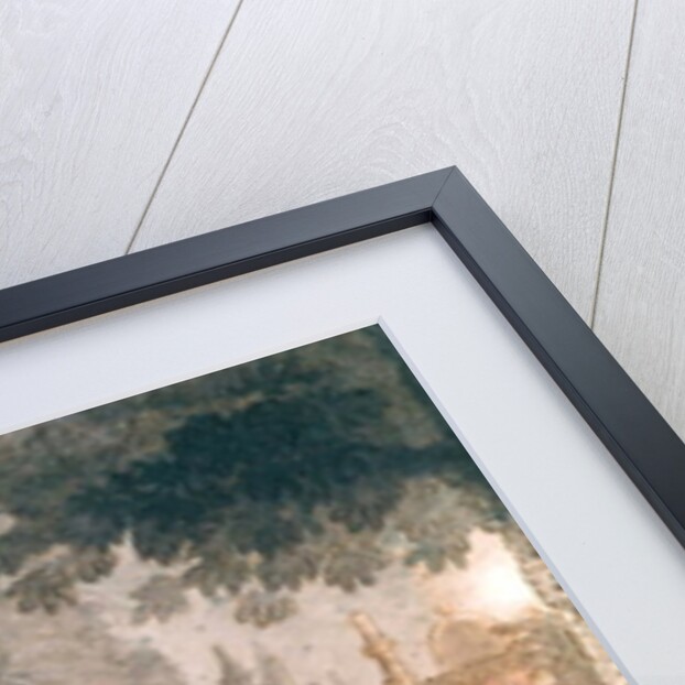 Blanca and Abon Hamet in the Gardens of the Alhambra by French School