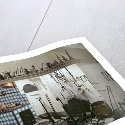 Interior of the kitchen of the Hotel de Cabris, 1774 by Anonymous