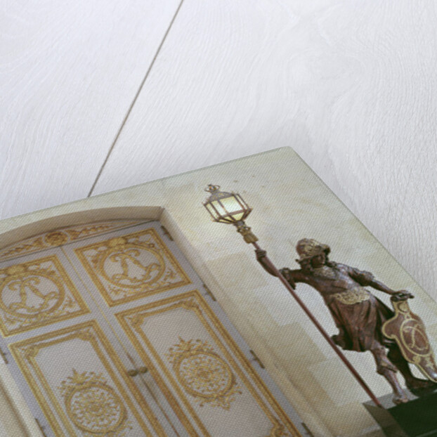 Doors to the vestibule opposite the staircase by French School