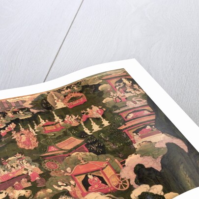 Parinirvana and the Death of Buddha by School Tibetan