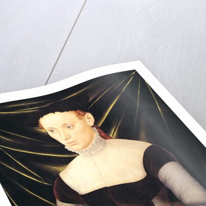 Woman with a Carnation by Lucas the Elder Cranach