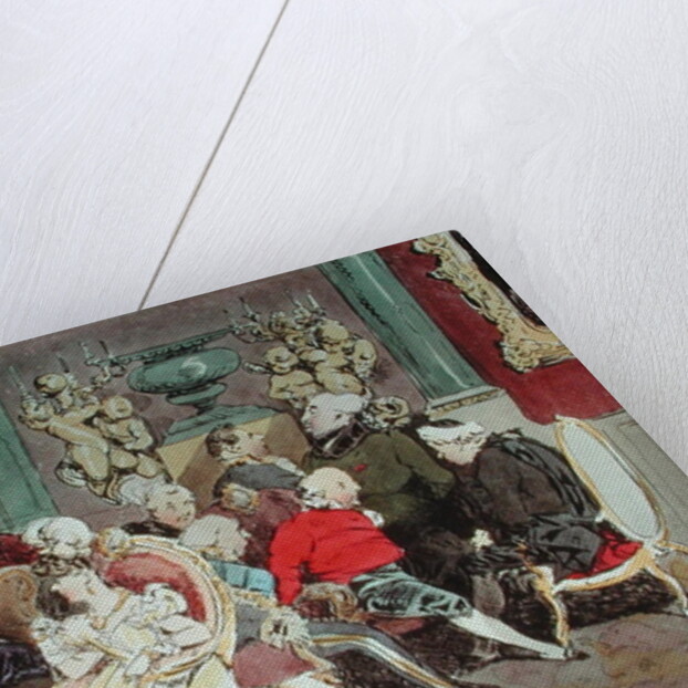 Le Faubourg Saint-Germain by Henri Bonaventure (after) Monnier