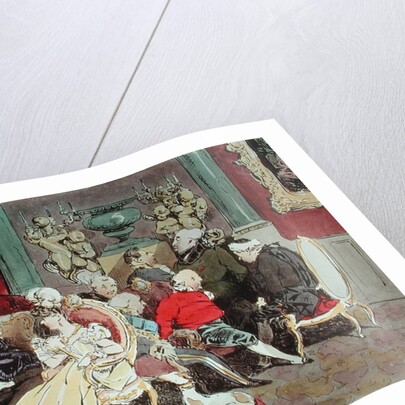 Le Faubourg Saint-Germain by Henri Bonaventure (after) Monnier