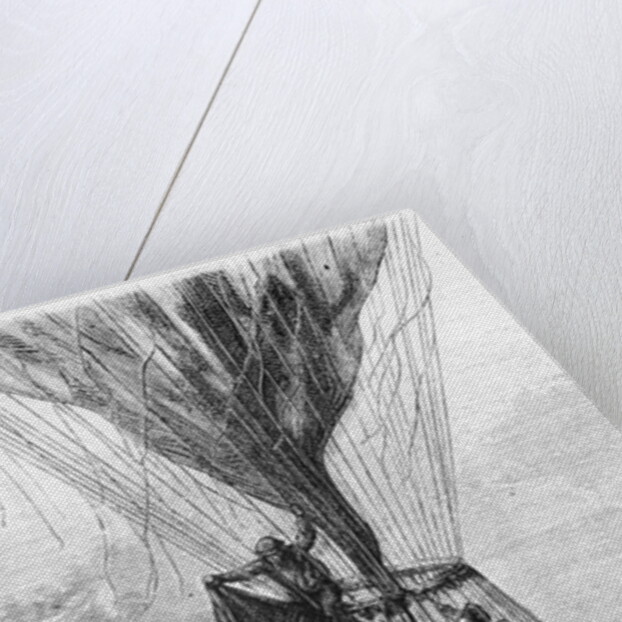 Three Men in a Gondola by Edouard Riou