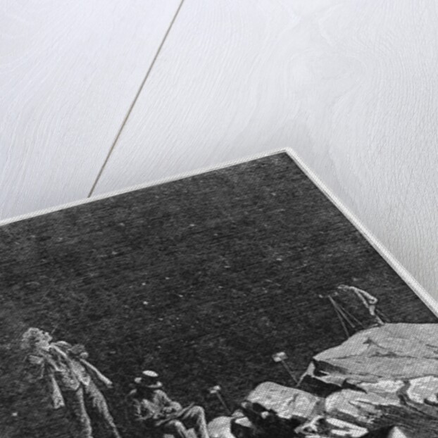 Illustration from 'From the Earth to the Moon' by Jules Verne Paris, Hetzel, published in 1865 by Emile Antoine Bayard