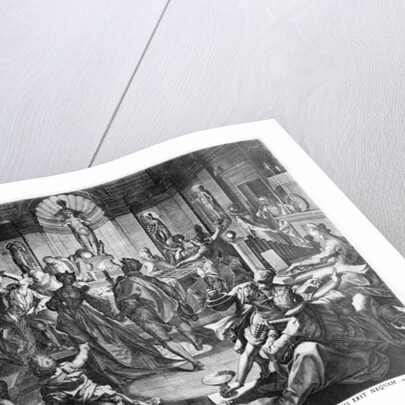 Celebration Scene, 1588 by Jean or Johann Sadeler