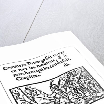 How Panurge Drowned the Sheep by (after) French School